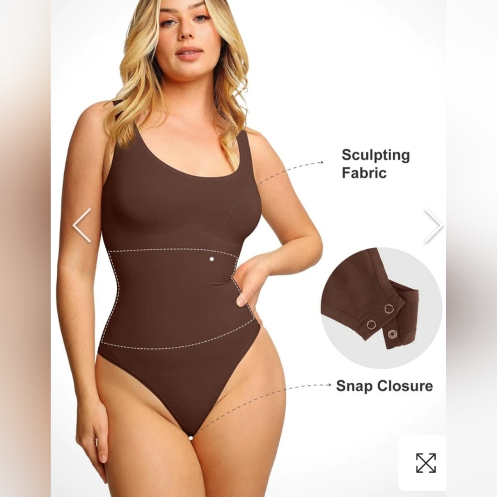 Popilush Seamless Tank Top Bodysuit